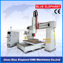 High Precision ELE- 1224 5 axis cnc router, 5 eksen cnc router machine for furniture